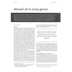 Moraal zit in onze genen Moraal zit in onze genen